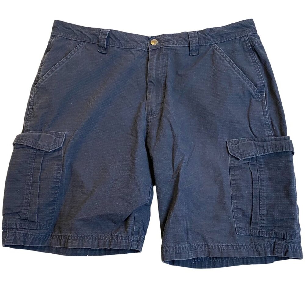 Redhead Men's Cargo Shorts Size 38 Navy Blue Cotton Blend Fishing Gorpcore